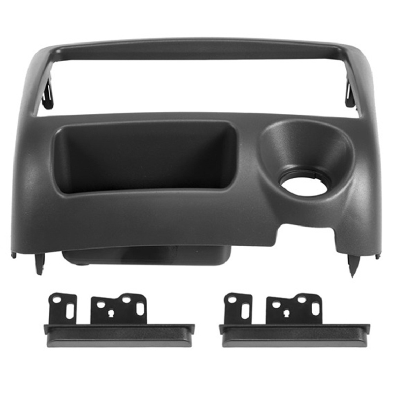 Bộ 2 Khung Viền Màu Đen Bằng Nhựa ABS Cho Radio Xe Hơi Toyota Yaris Echo Vitz 1999-2005 DVD