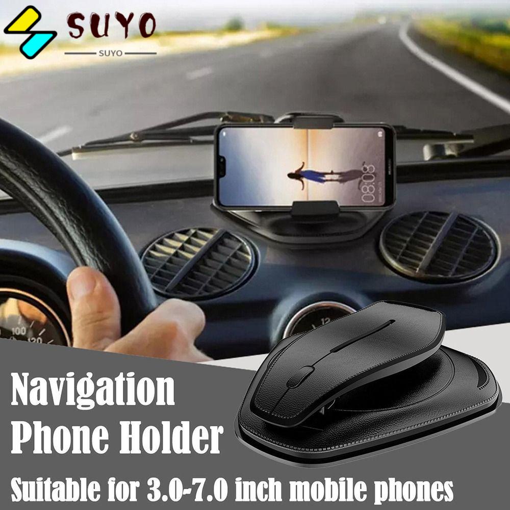 SUYO Giá Đỡ Điện Thoại / GPS Bằng Nhựa ABS Có Giác Hút Gắn Xe Hơi Tiện Dụng