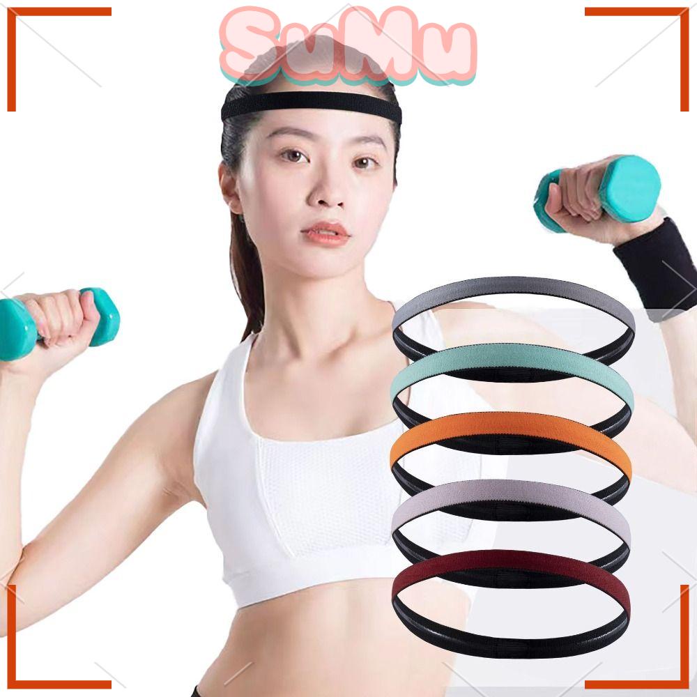 SUMU Băng Đô Cao Su Co Giãn Thấm Hút Mồ Hôi