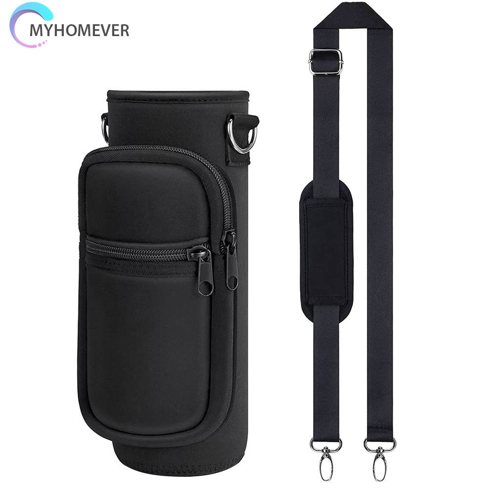 Túi Đựng Bình Nước 1000ML Bằng Cao Su Tổng Hợp Có Dây Đeo Vai Điều Chỉnh Đ