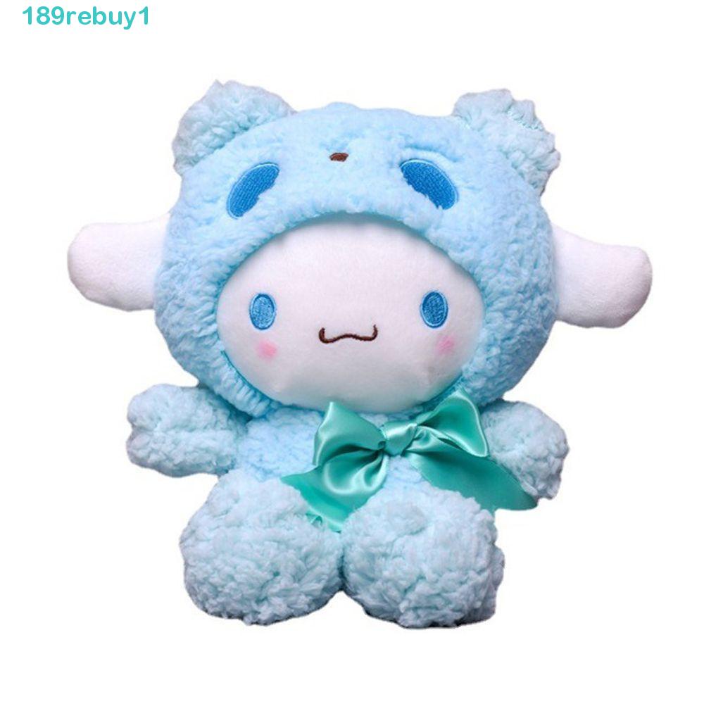 REBUY1 Thú Nhồi Bông Hình Cinnamoroll / Cún / Gấu Trúc Hoạt Hình Melody Dễ Thương Cho Bé