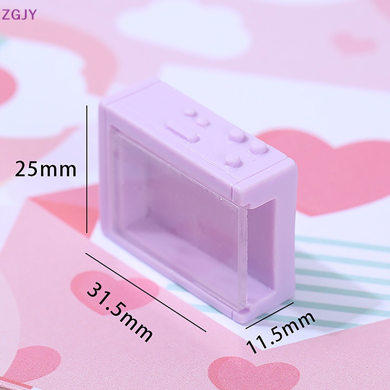 Set 2 Ốp Điện Thoại Gel DIY Họa Tiết Phong Cảnh Hoạt Hình 3D Dễ Thương Mới