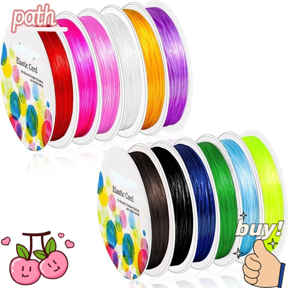 PATH Cuộn Dây Co Giãn 8mm 12 Màu Sắc Dùng Làm Trang Sức diy