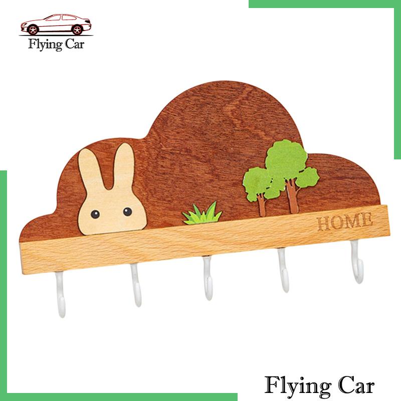 Móc Treo Chìa Khóa Gắn Tường Thiết Kế Dễ Thương Trang Trí Nhà Cửa