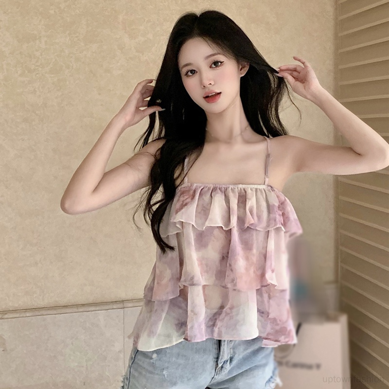 Áo Sơ Mi Chiffon Nhuộm Màu Thời Trang Mùa Hè Cho Nữ