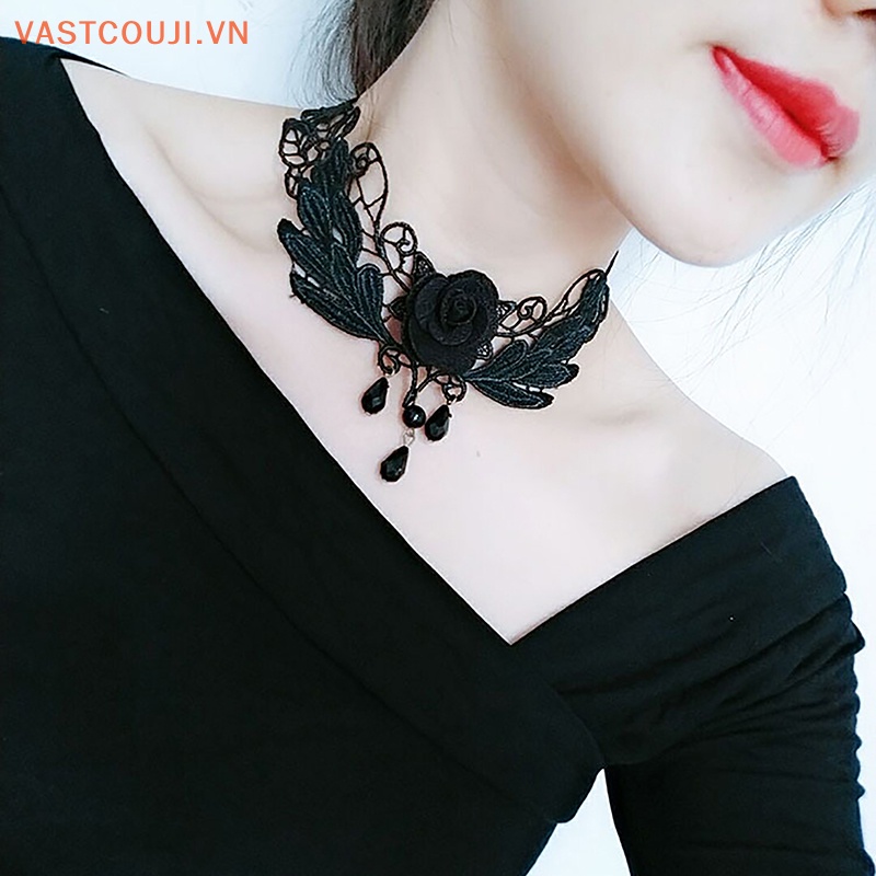 Vòng Choker Ren Phong Cách Gothic Punk Cổ Điển Thời Trang Cho Nữ