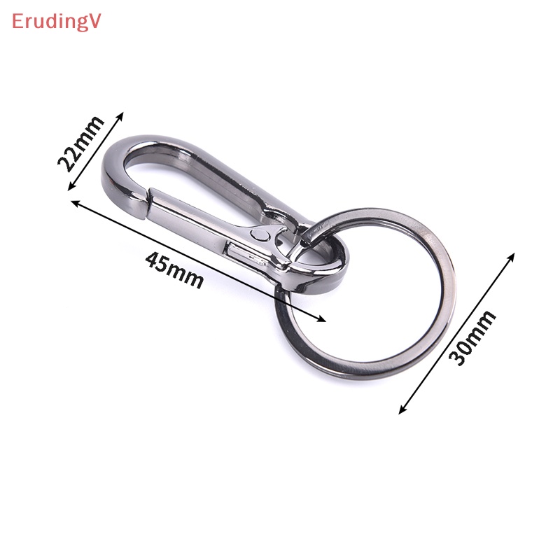 Bộ 2 Móc Khóa Kẹp Thắt Lưng Bằng Thép Không Gỉ Chống Thất Lạc