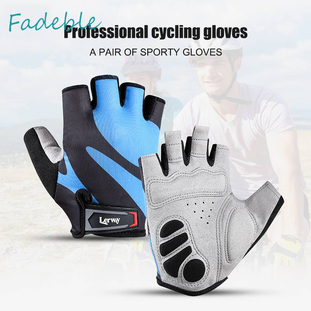 Găng Tay Thể Thao Hở Ngón Mềm Mại Thoáng Khí Lycra