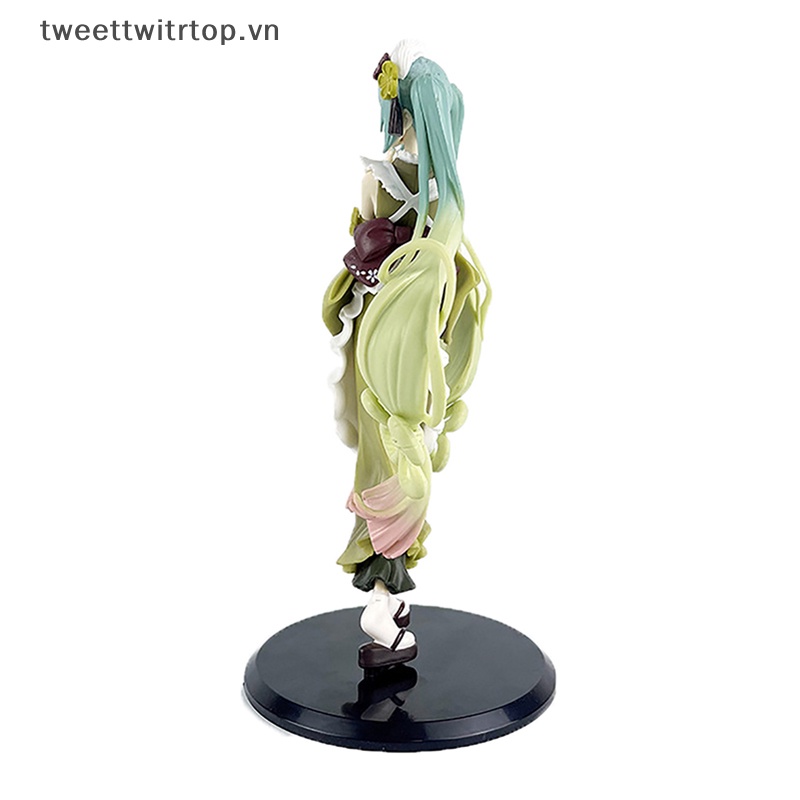 Trtop hatsune miku anime figures matcha ice cream for dessert cô gái xinh đẹp hành động hình pvc bộ sưu tập mô hình đồ trang trí đồ chơi vn