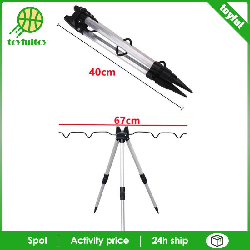 Giá Đỡ Cần Câu Cá 5 Chân Bằng Hợp Kim Nhôm Có Thể Gấp Gọn Tiện Dụng