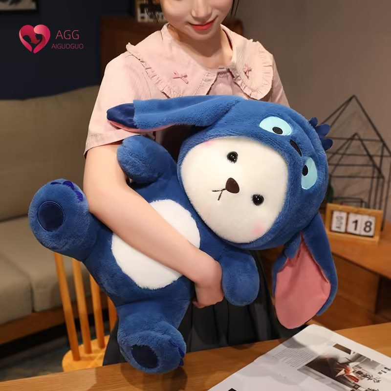 Gấu Lena Dễ Thương Biến Thành Búp Bê Stitch Sang Trọng Đồ Chơi Bé Gái Búp Bê Lớn Bé Gái Búp Bê Ngủ Quà Tặng Sinh Nhật