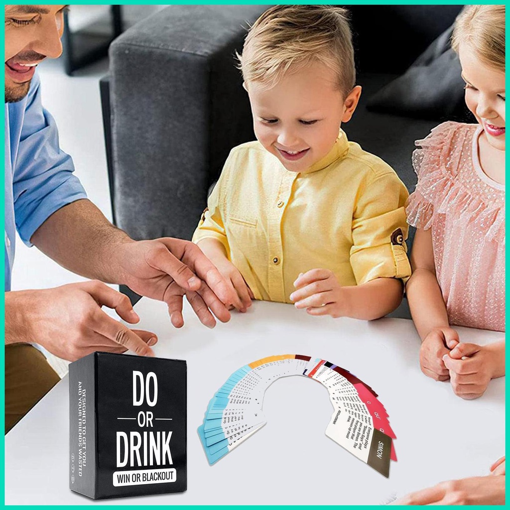 Bộ Thẻ Bài Trò Chơi Do or Drink Phiên Bản Tiếng Anh Đầy Đủ Vui Nhộn