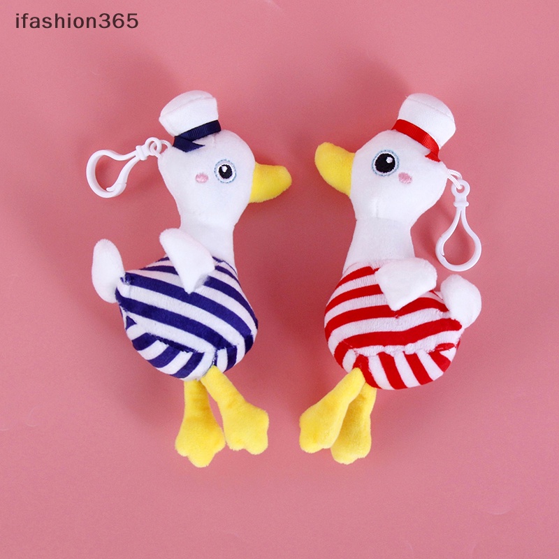 Móc Khóa Hình Vịt Nhồi Bông Mềm Mại Đáng Yêu ifashion365