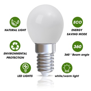 Đèn LED E14 / E12 220V Mini Gắn Tủ Lạnh Trang Trí Nội Thất