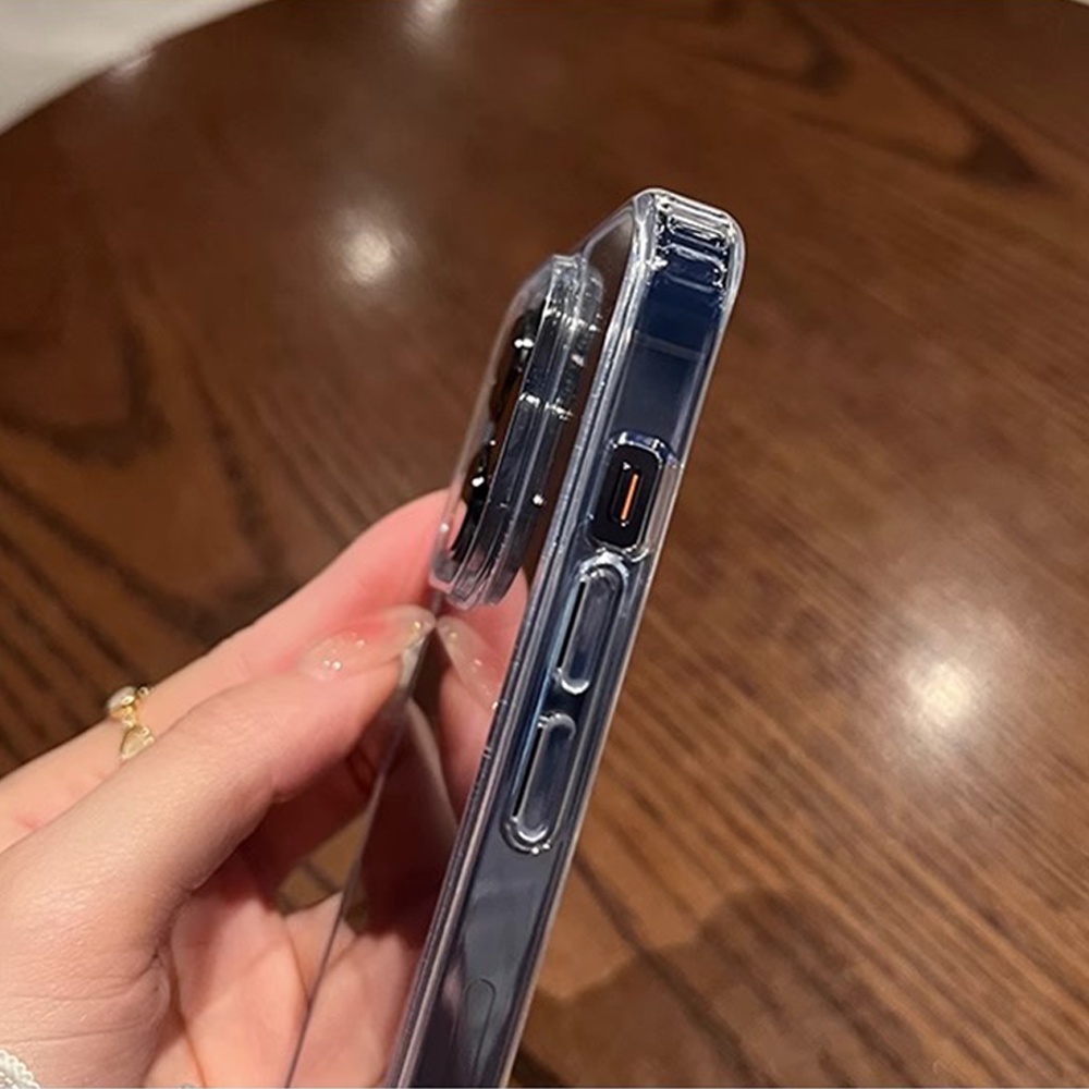 Ốp Điện Thoại TPU Mềm Trong Suốt Chống Sốc Chống Bụi Cho IPhone 14 13 12 11 Pro Max X XR 8 7 Plus