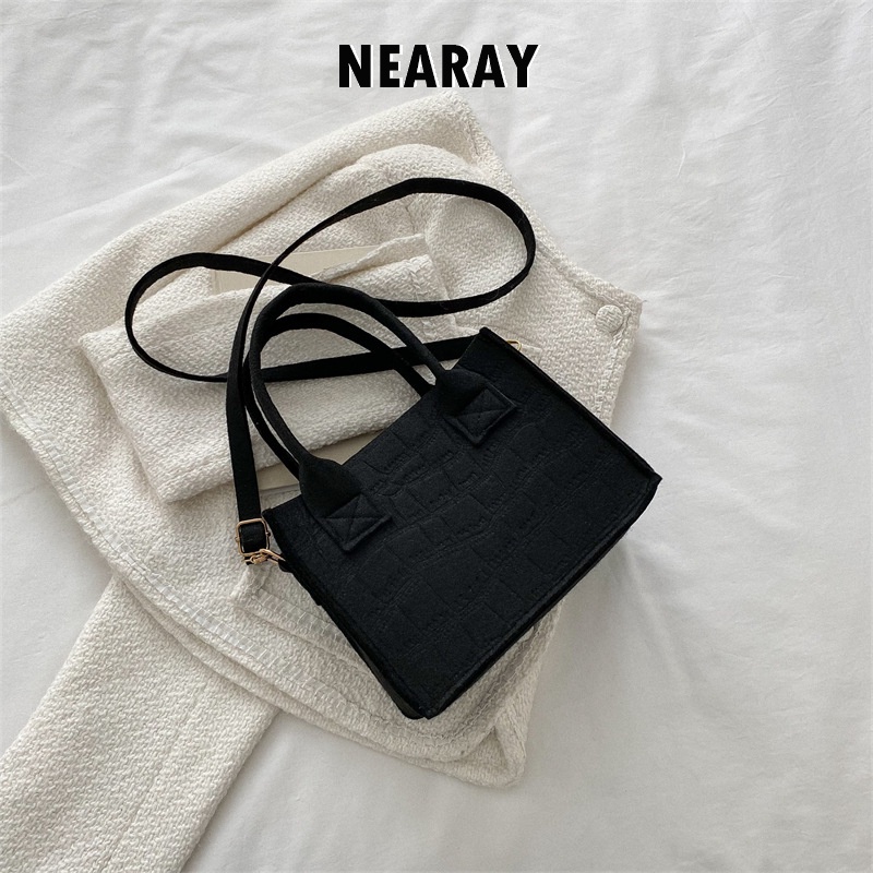 NEARAY  túi xách nữ đeo chéo Túi đeo chéo dễ phối cho nữ 2023 NEW  Đẹp Korean Style Chic Cái mới L91TFLB 37Z230910