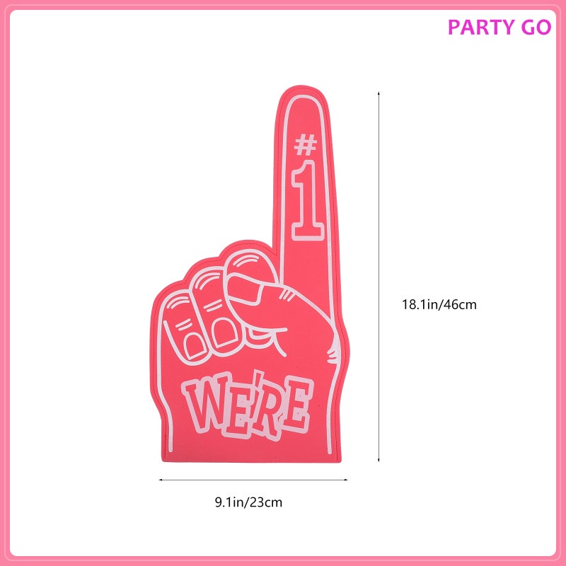 Set 3 Quả Bóng Xốp Eva Hình Lá Cờ Cổ Vũ Đồ Chơi Cho Bé