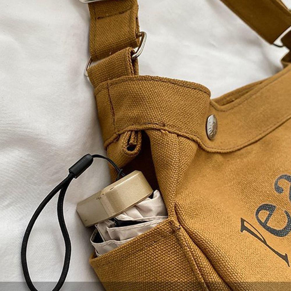 Túi Đeo Vai In Chữ Phong Cách Hàn Quốc Cho Nữ