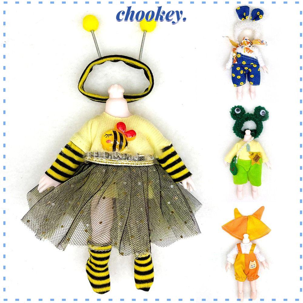 CHOOKEY Đầm Thời Trang Xinh Xắn Dành Cho Búp Bê 1 / 11Obitsu11 Ob11 16~17cm