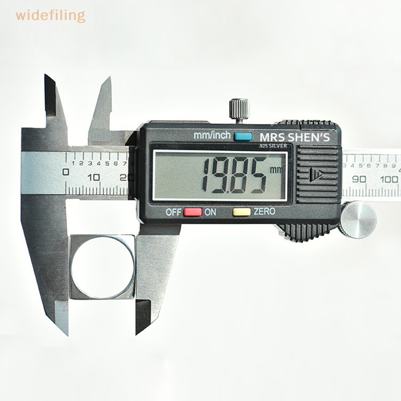 Nhẫn Mạ Bạc Mặt Vuông / Tròn Bản Rộng Phong Cách Hàn Quốc Đơn Giản Thời Trang Phổ Biến Dành Cho Bạn Nữ