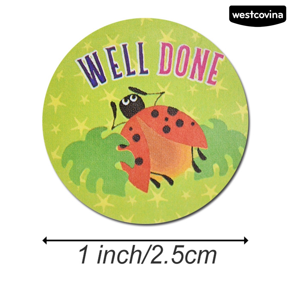 [WSTN]✎1 Cuộn Miếng Dán Hình Động Vật Hoạt Hình Tự Dính Trang Trí Đa Ứng Dụng