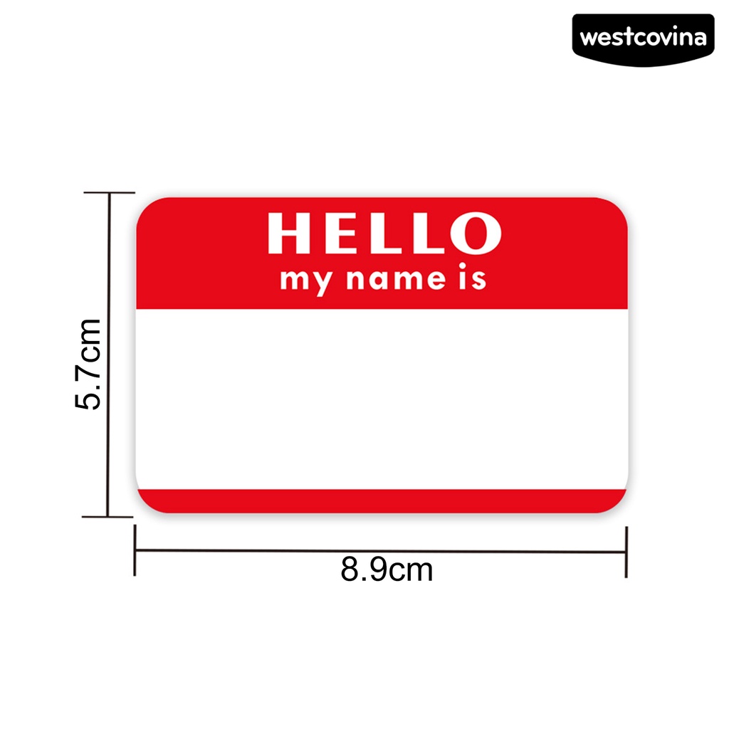 [WSTN] [WSTN] [WSTN]✎1 Cuộn Nhãn Dán Tự Dính Có Thể Tháo Rời Dùng Ghi Tên Cá Nhân