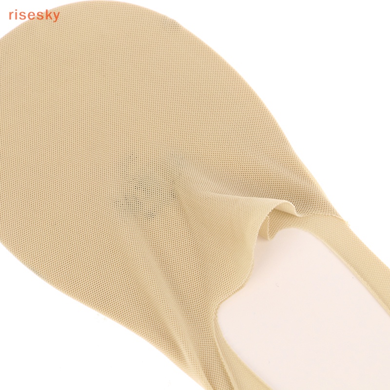 1 Đôi Vớ Thuyền Bằng Silicone Siêu Mỏng Thoáng Khí Chống Trượt Cho Nữ