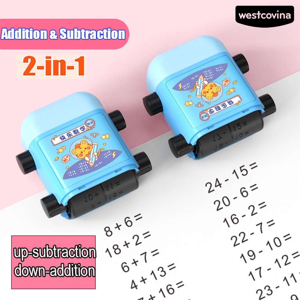 [WSTN]✎Con Dấu Lăn Trong Suốt Khô Nhanh Có Thể Tái Sử Dụng Hỗ Trợ Học Toán