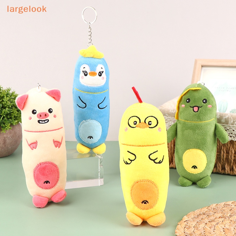 Móc Khóa Hình Gà / Heo Nhồi Bông 16CM Mềm Mại Đáng Yêu