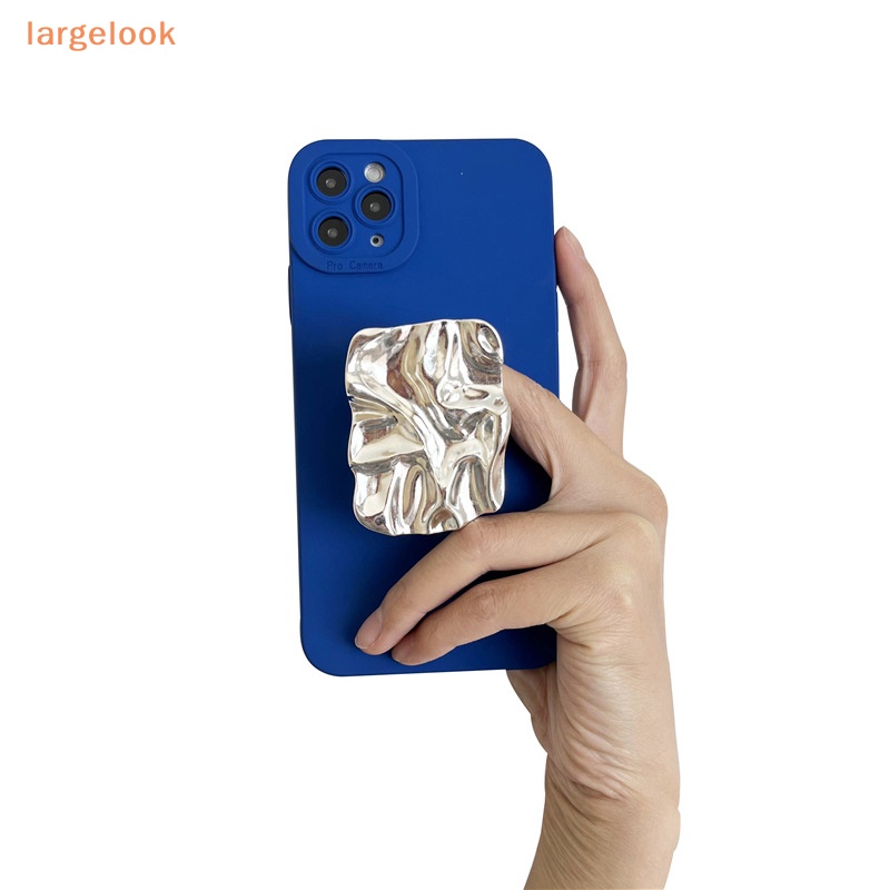 [Lớnlook] Nhẫn Điện Thoại Di Động Bằng Kim Loại Epoxy Resin Sáng Tạo Có Thể Gập Lại
