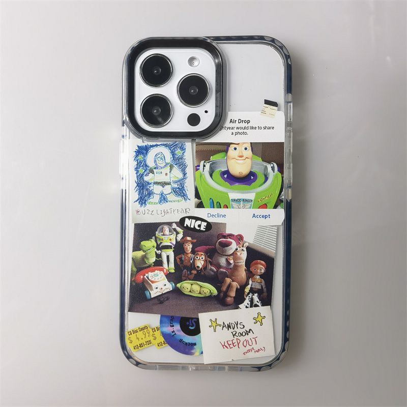 Ốp Điện Thoại Mềm Họa Tiết Hoạt Hình Sáng Tạo 13In Cho iPhone14promax 14pro