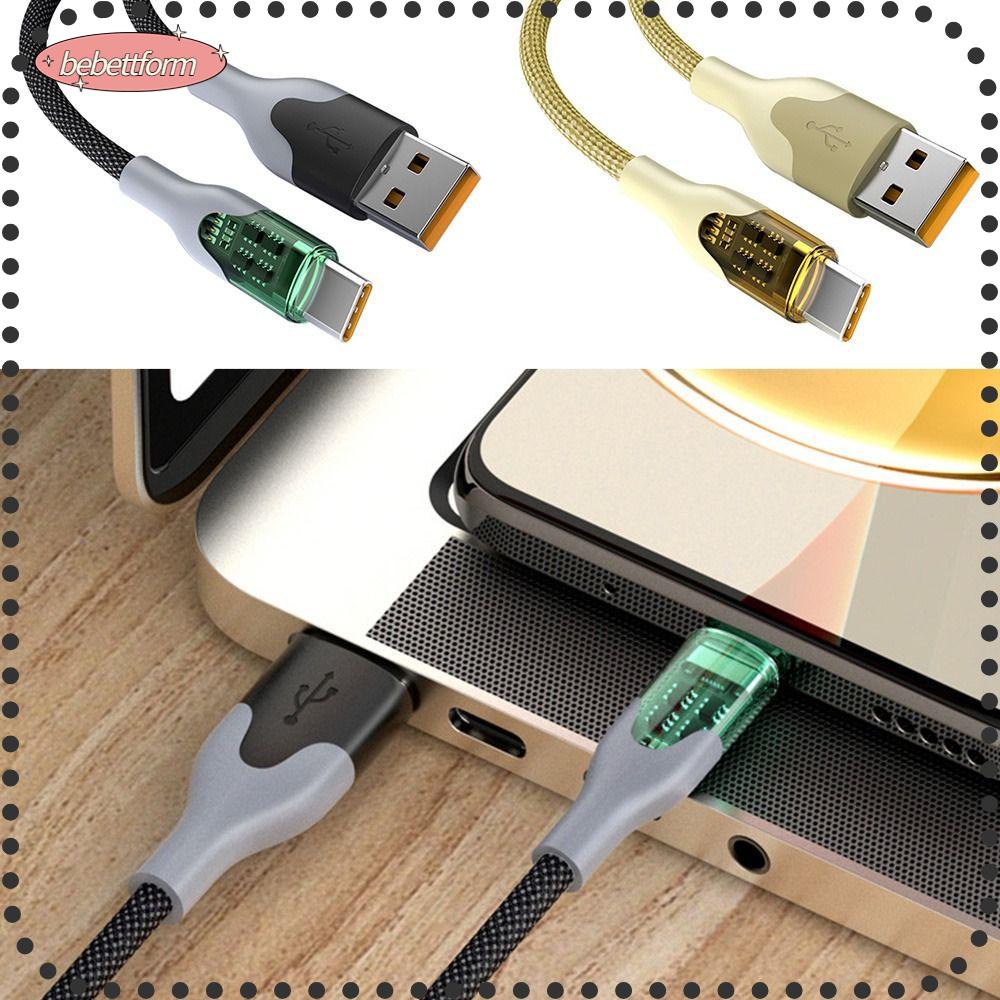 BEBETTERM Cáp SạC Nhanh USB C Sang USB Type C 6A Chuyên DụNg Cho Xiaomi Redmi Huawei OPPO