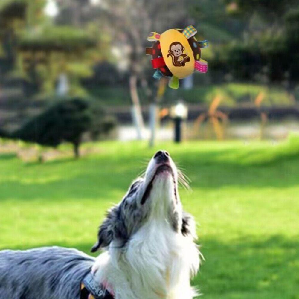 GIOVANNI Đồ Chơi Thú Nhồi Bông Mềm Mại Chống Cắn Có Chuông Và Âm Thanh Vui Nhộn Cho Cún Cưng