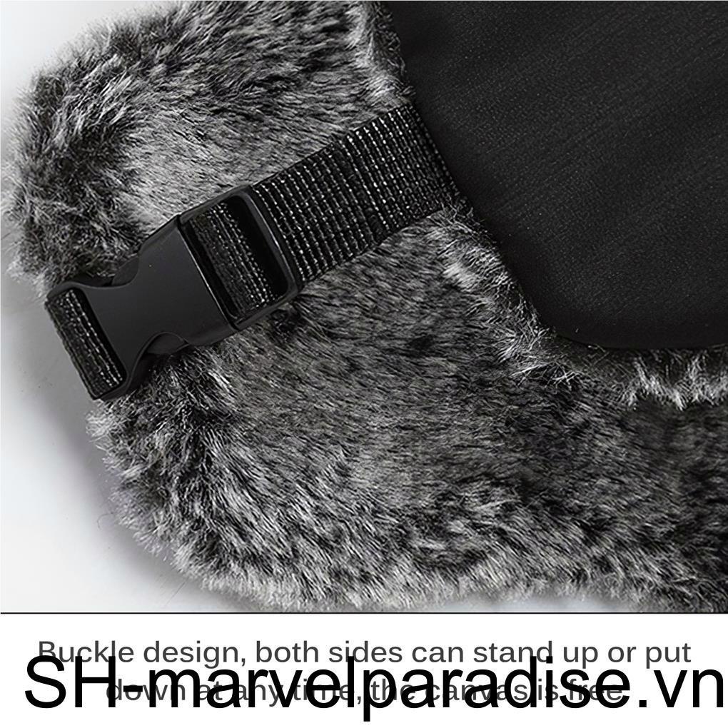 Mũ Giữ Ấm Tai Dày Dặn Thoải Mái Thoáng Khí Dùng Khi Đi Câu Cá / Chạy Bộ / Leo