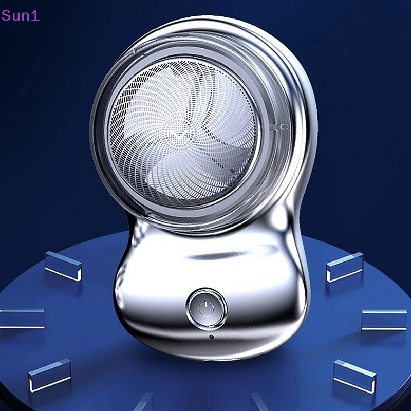 Dao Cạo Râu Mini Sun1 &gt; Kích Thước Bỏ Túi Sạc USB Không Dây Có Thể Giặt Lại Tiện Dụng Cho Nam