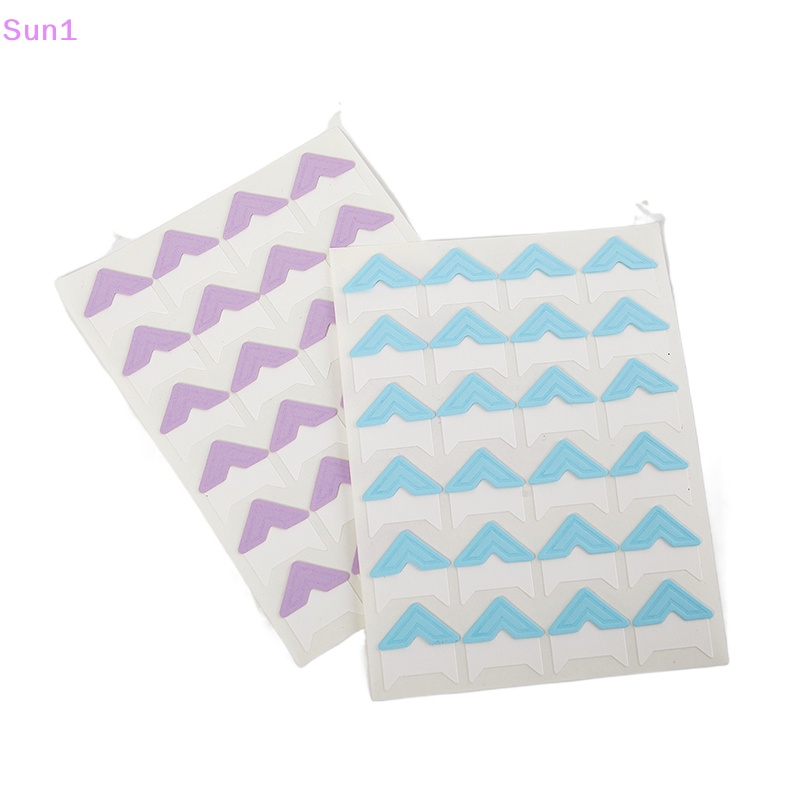 1 Set Nhãn Dán Trang Trí Góc Cố Định Màu Sắc Macaron DIY