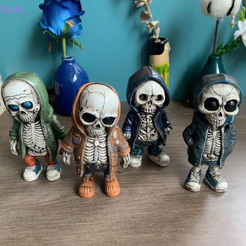 Sun1 > Đồ trang trí Bộ Xương Cá Tính Trang Trí Halloween Bằng Nhựa Resin