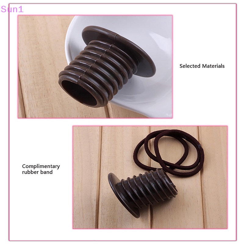 Set 4 Dụng Cụ Tạo Kiểu Tóc Bằng Nhựa Tiện Lợi Dành Cho Nữ Sun1 &gt;