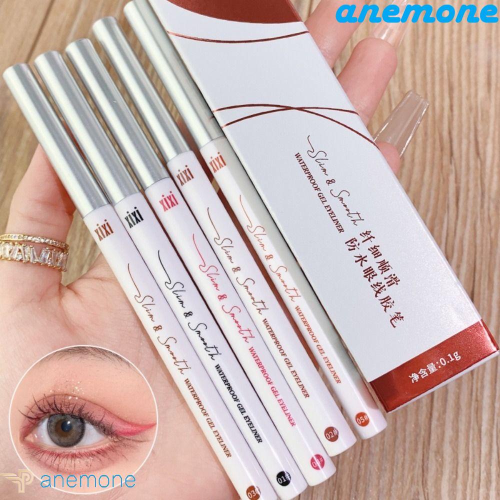 ANEMONE Bút Kẻ Mắt Dạng Gel Màu Lì Tự Nhiên Lâu Trôi Chống Thấm Nước Dành Cho Nữ