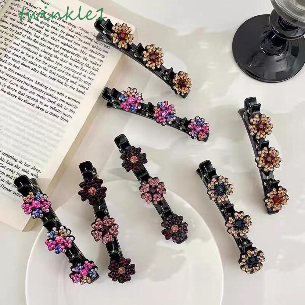 TWINKLE Kẹp Tóc Hình Bướm Đính Đá Thời Trang Cho Nữ