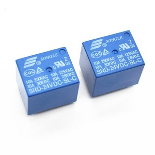 Relay 3v / 5v / 9v / 12v / 24v 5 chân songle rơ le srd-03vdc-sl-c srd-05vdc-sl-c srd-12vdc-sl-c srd-24vdc-sl-c