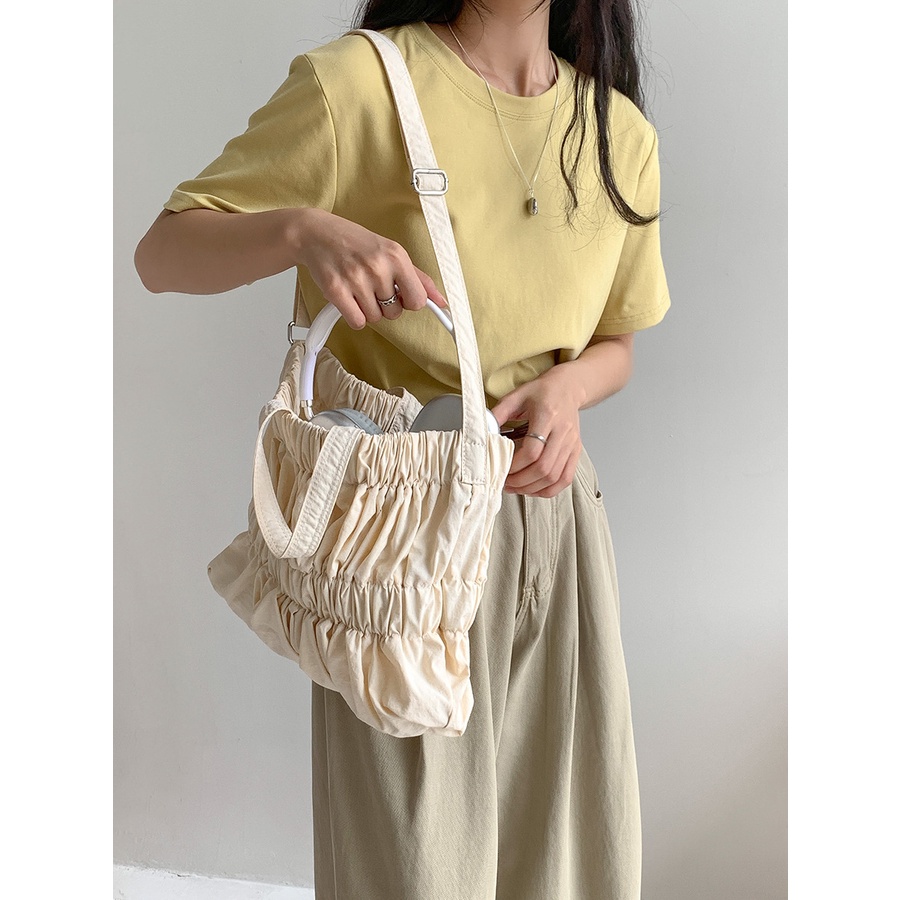 Túi Xách Đeo Chéo Vai Sức Chứa Lớn Đa Năng Bằng Nylon Thời Trang Mùa Hè Dành Cho Nữ