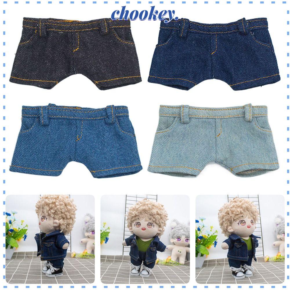 CHOOKEY Set Áo Khoác Và Quần Jeans Dài 8 Kiểu Cho Búp Bê 15cm / 20cm