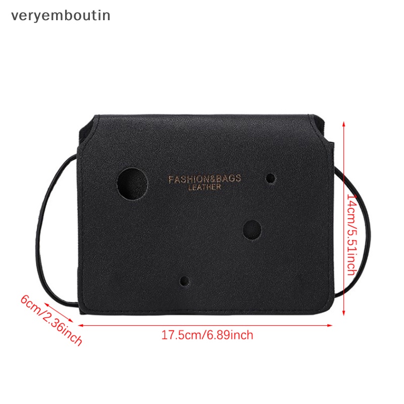 Túi Xách Đeo Vai Màu Trơn Có Khóa Cài Tùy Chỉnh Thời Trang Cho Nữ