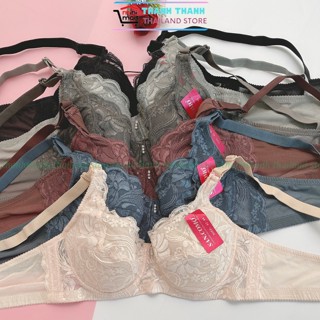 Áo ngực mỏng bigsize, có gọng, form quả vừa, cup B, SANCOMO Thái Lan 5350