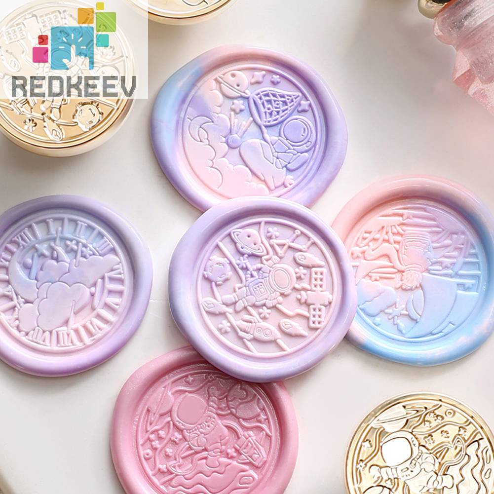 Thẻ Đám Cưới Đầu Đồng Tráng Men Phong Cách Phi Hành Gia Cổ Điển