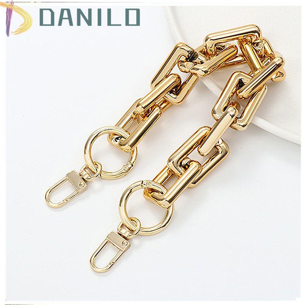 DANILO Dây Đeo Túi Xách Bằng Kim Loại Lấp Lánh Sang Trọng Có Thể Điều Chỉnh