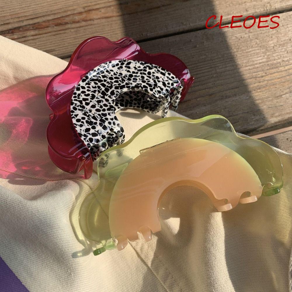 CLEOES Kẹp Tóc Nửa Hình Trái Cây Phong Cách Hàn Quốc Cho Nữ