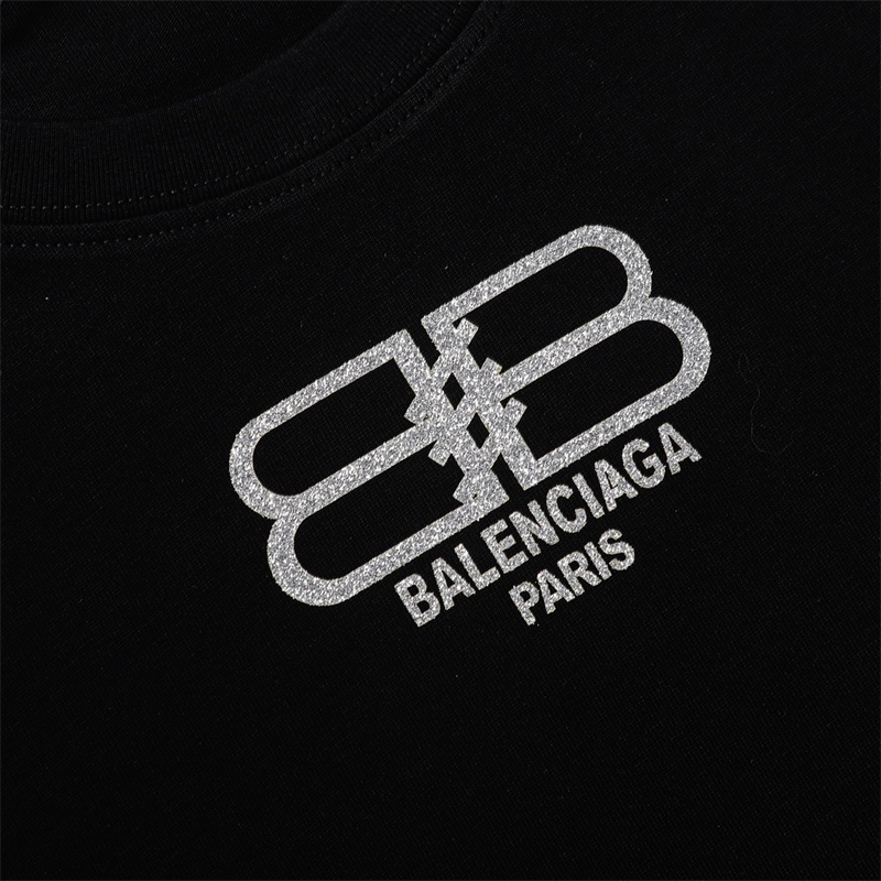 Áo Thun Tay Ngắn In Chữ Lấp Lánh Cho Nam Và Nữ