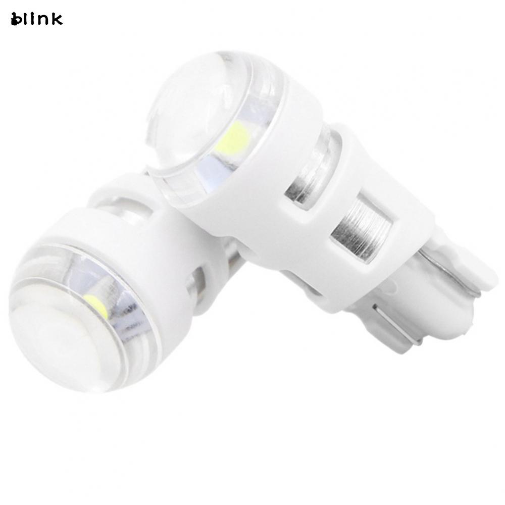 Set 2 Đèn LED T10 3030 Ánh Sáng Trắng Dành Cho Ô Tô